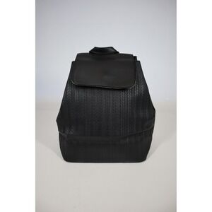 AR New York Fashionable Embossed Backpack - Black